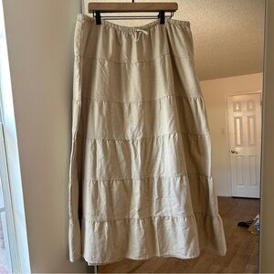 Fashion Nova Tan Maxi Skirt